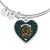Bannatyne Scottish Clan Tartan Bangle Heart - kittentee