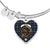 Baird Modern Scottish Clan Tartan Bangle Heart - kittentee