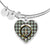 Bell Scottish Clan Tartan Bangle Heart - kittentee