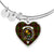 Buchan Modern Scottish Clan Tartan Bangle Heart