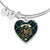 Baillie Scottish Clan Tartan Bangle Heart - kittentee