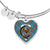 Agnew Ancient Clan Tartan Bangle Heart - kittentee