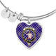 Allardice Scottish Clan Tartan Bangle Heart - kittentee