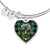 Blackadder Scottish Clan Tartan Bangle Heart - kittentee