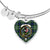 Blyth Scottish Clan Tartan Bangle Heart