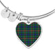 Allison Scottish Clan Tartan Bangle Heart - kittentee