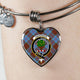 Anderson Modern Scottish Clan Tartan Bangle Heart - kittentee