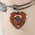 Bruce Modern Scottish Clan Tartan Bangle Heart