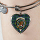 Bannatyne Scottish Clan Tartan Bangle Heart - kittentee