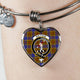 Balfour Modern Scottish Clan Tartan Bangle Heart - kittentee