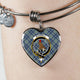 Boswell Scottish Clan Tartan Bangle Heart