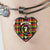 Buchanan Modern Scottish Clan Tartan Bangle Heart