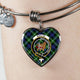 Baillie Scottish Clan Tartan Bangle Heart - kittentee