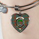 Bisset Scottish Clan Tartan Bangle Heart - kittentee