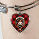 Aikenhead Scottish Clan Tartan Bangle Heart - kittentee