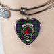 Armstrong Modern Scottish Clan Tartan Bangle Heart - kittentee