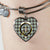 Bell Scottish Clan Tartan Bangle Heart - kittentee