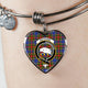 Bethune Scottish Clan Tartan Bangle Heart - kittentee