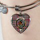Borthwick Ancient Scottish Clan Tartan Bangle Heart