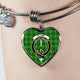 Blane Scottish Clan Tartan Bangle Heart