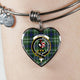 Blyth Scottish Clan Tartan Bangle Heart