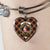 Ainslie Scottish Clan Tartan Bangle Heart - kittentee
