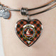 Ainslie Scottish Clan Tartan Bangle Heart - kittentee