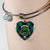 Abercrombie Tartan Plaid Bangle Heart - kittentee