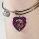 Anstruther Scottish Clan Tartan Bangle Heart - kittentee