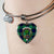 Abercrombie Clan Tartan Bangle Heart - kittentee