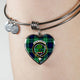 Abercrombie Clan Tartan Bangle Heart - kittentee