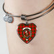 Adair Clan Tartan Bangle Heart - kittentee