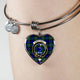 Arbuthnot Scottish Clan Tartan Bangle Heart - kittentee
