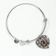 Borthwick Scottish Clan Tartan Bangle Heart