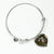 Brisbane Scottish Clan Tartan Bangle Heart
