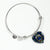 Arbuthnot Scottish Clan Tartan Bangle Heart - kittentee