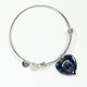 Arbuthnot Scottish Clan Tartan Bangle Heart - kittentee