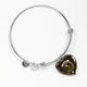 Buchan Modern Scottish Clan Tartan Bangle Heart