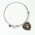 Bethune Scottish Clan Tartan Bangle Heart - kittentee