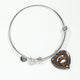 Bethune Scottish Clan Tartan Bangle Heart - kittentee