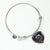 Agnew Modern Clan Tartan Bangle Heart - kittentee