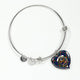 Agnew Modern Clan Tartan Bangle Heart - kittentee