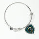 Blackwatch Ancient Scottish Clan Tartan Bangle Heart - kittentee