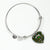 Bisset Pattern Scottish Clan Tartan Bangle Heart - kittentee