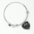 Baird Modern Scottish Clan Tartan Bangle Heart - kittentee