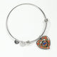 Bruce Ancient Scottish Clan Tartan Bangle Heart
