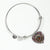 Borthwick Ancient Scottish Clan Tartan Bangle Heart