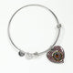 Borthwick Ancient Scottish Clan Tartan Bangle Heart