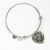 Balfour Scottish Clan Tartan Bangle Heart - kittentee
