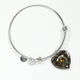Buchan Ancient Scottish Clan Tartan Bangle Heart